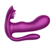 Stymulator Łechtaczki Tongue Triple Stimulator Purple B - Series Cute Fioletowy | 100% ORYGINAŁ| DYSKRETNA PRZESYŁKA